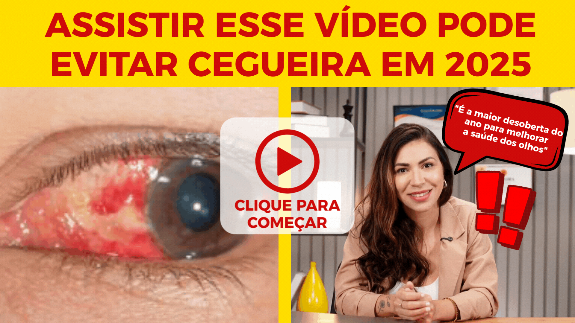 Assistir esse vídeo pode evitar cegueira em 2025